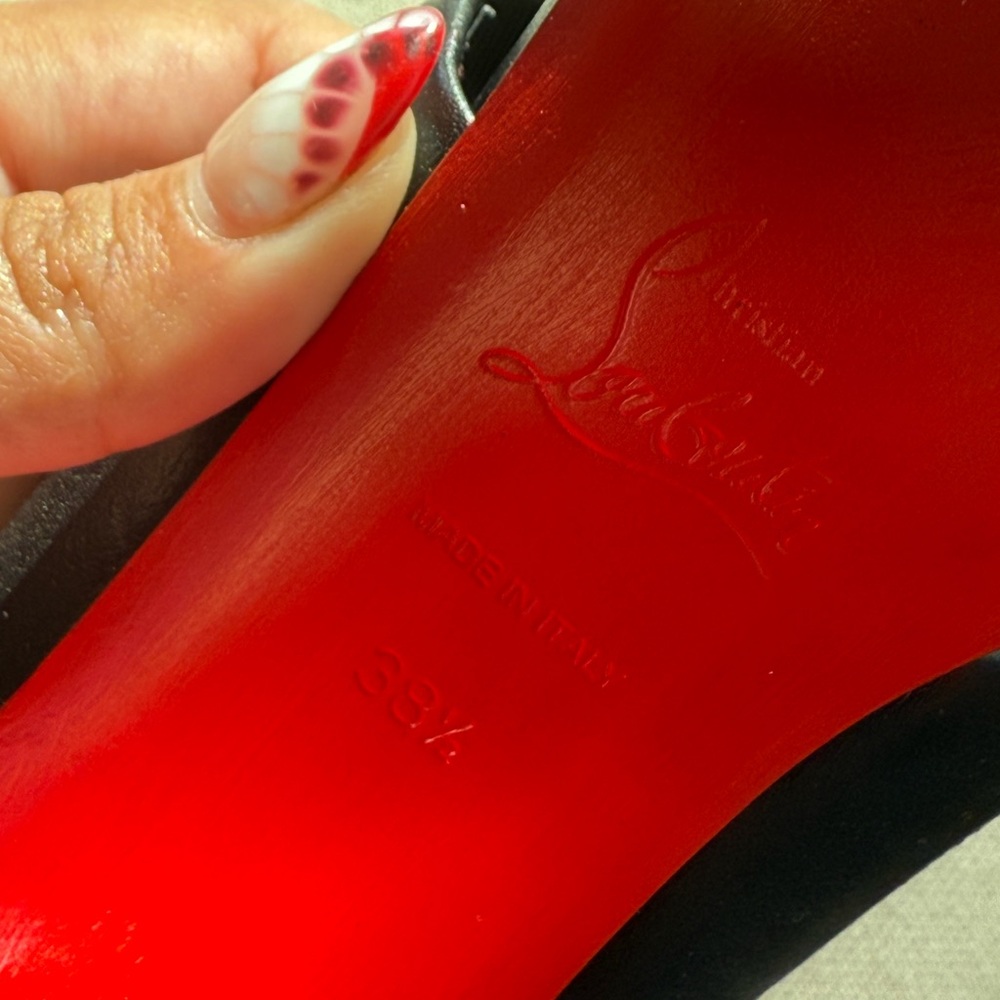Christian Louboutin Patrouille 85mm Heels - Size 38.5 (WORN TWICE) - Picture 9 of 9